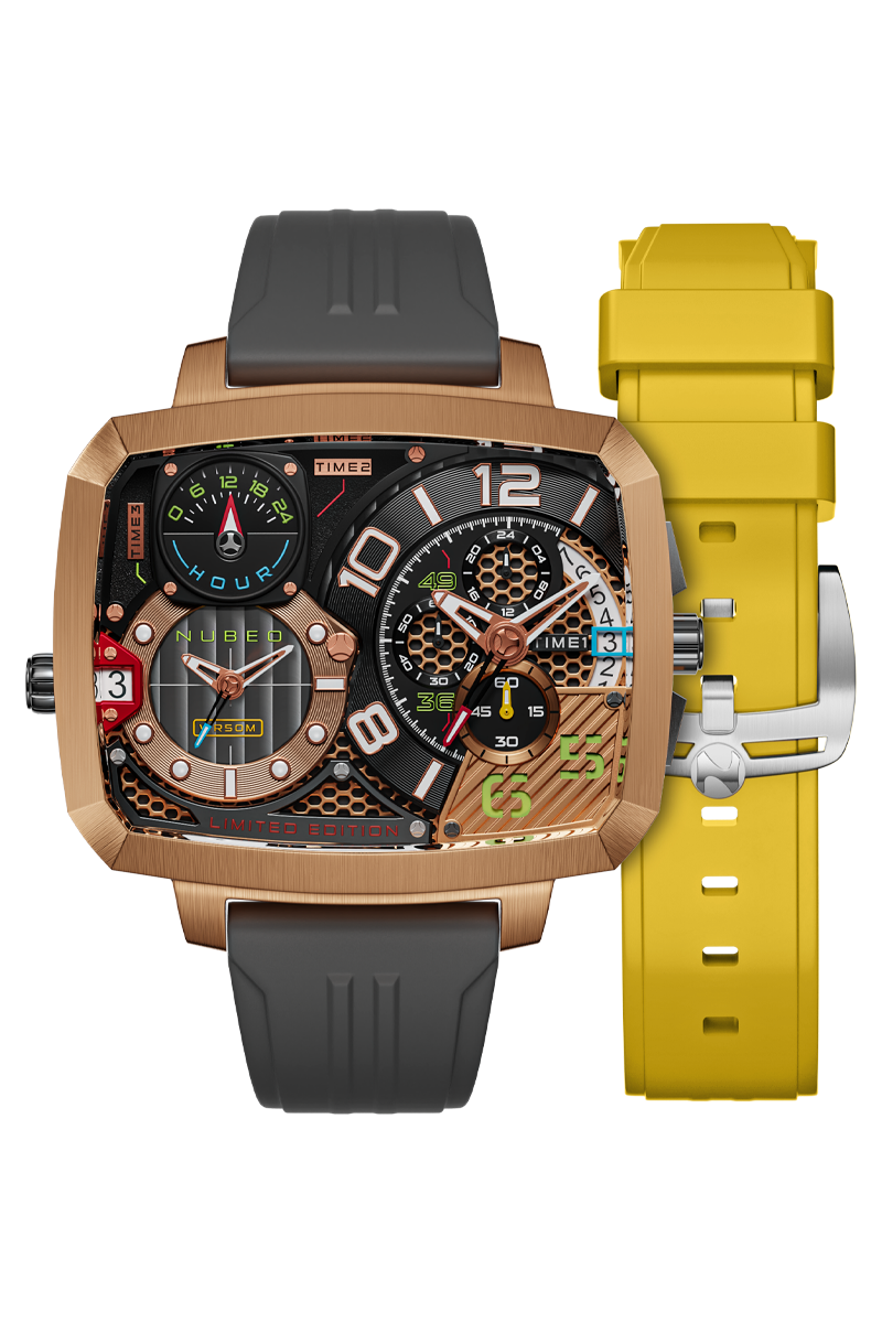 Odyssey Triple Time Zone Chronograph Limited Edition Metallic Rose