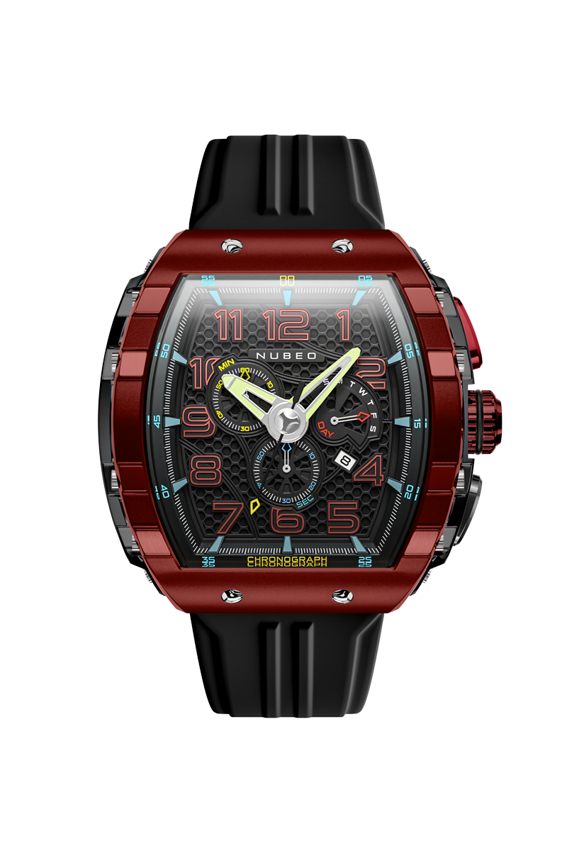 Magellan Retrograde Chrongoraph Crimson Red