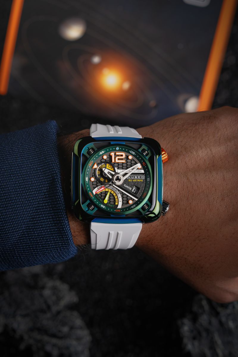 Ecliptic Retrograde Dual Time Limited Edition Stark Green
