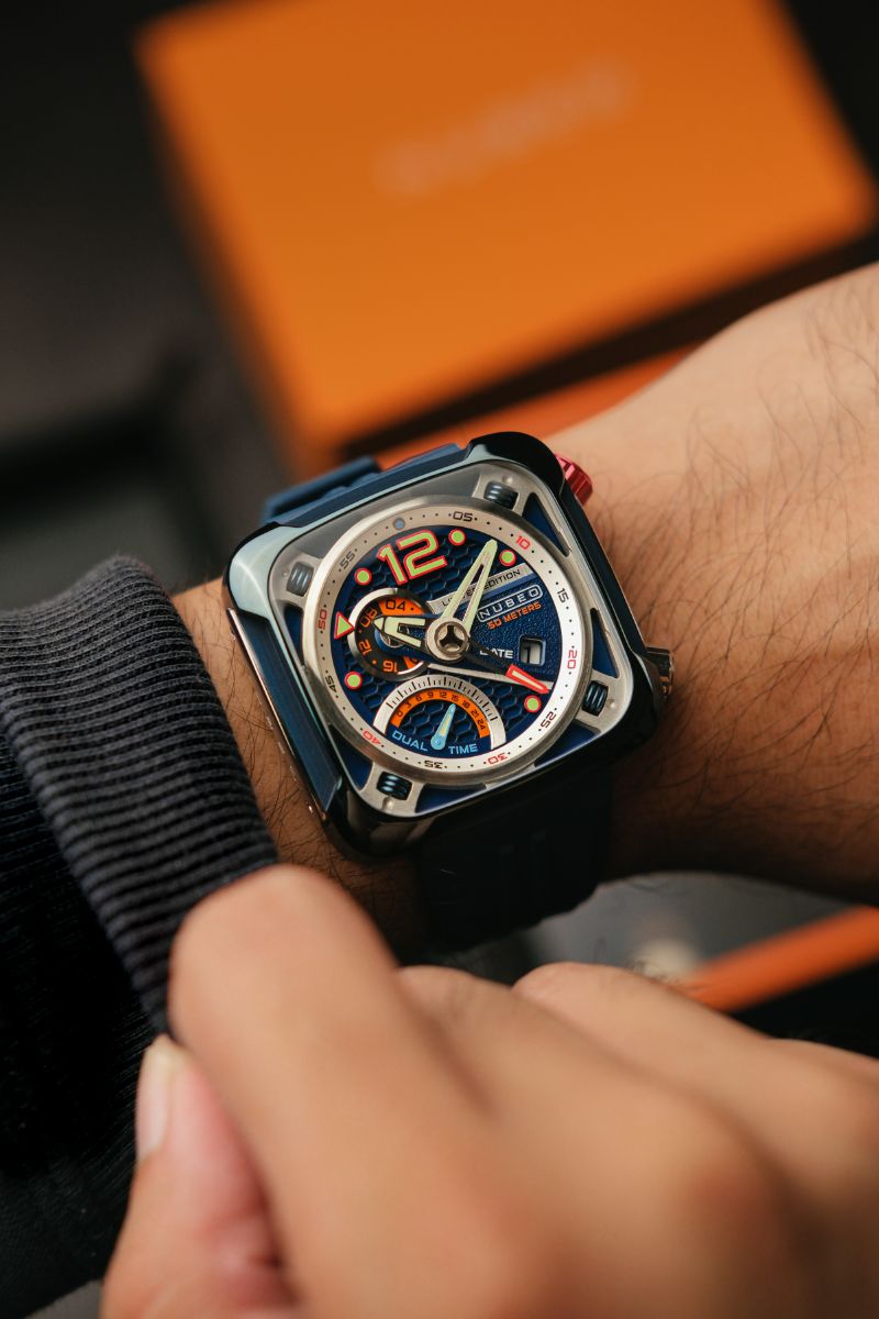 Ecliptic Retrograde Dual Time Limited Edition Space Blue
