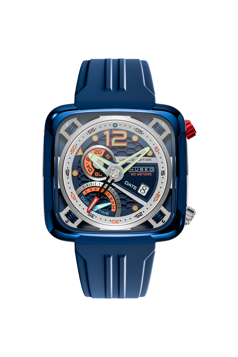 Ecliptic Retrograde Dual Time Limited Edition Space Blue