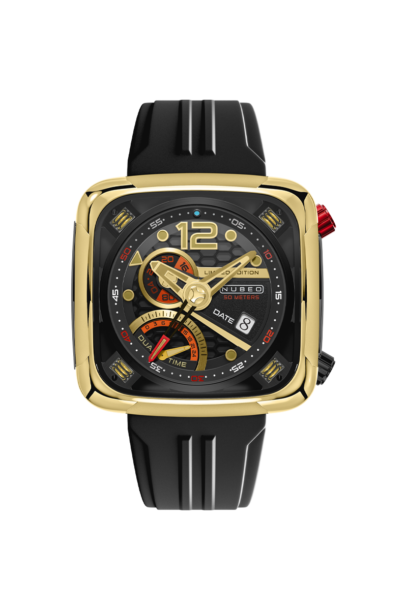 Ecliptic Retrograde Dual Time Limited Edition Golden Black