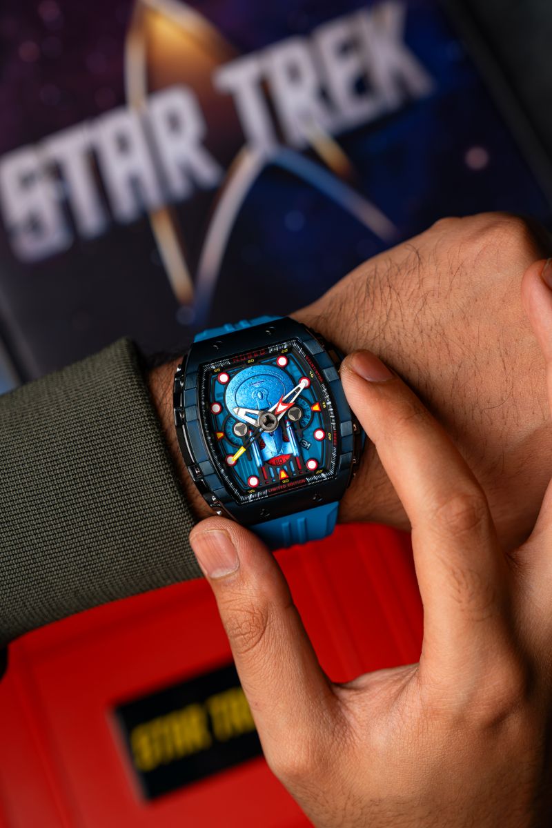 Magellan Chronograph Star Trek Enterprise-d Limited Edition Medical Blue
