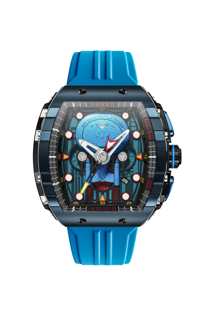 Magellan Chronograph Star Trek Enterprise-d Limited Edition Medical Blue