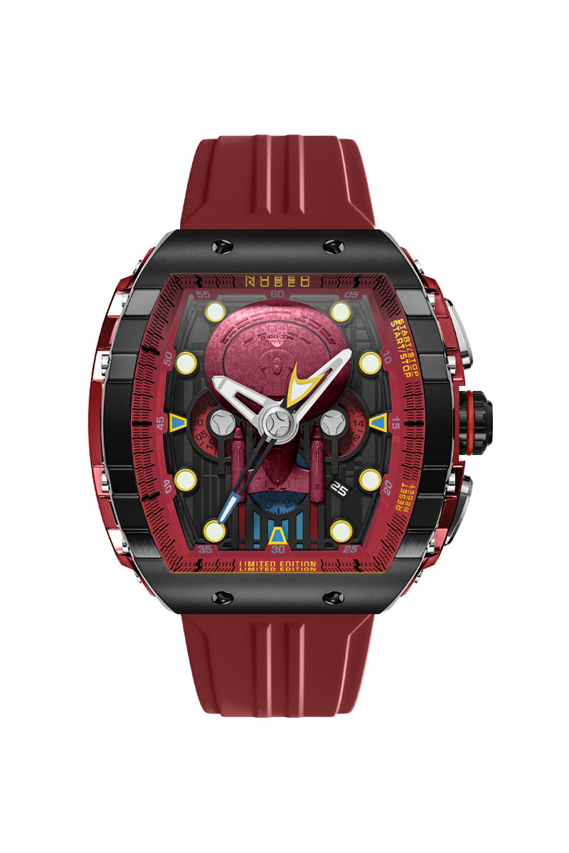 Magellan Chronograph Star Trek Enterprise-d Limited Edition Command Red