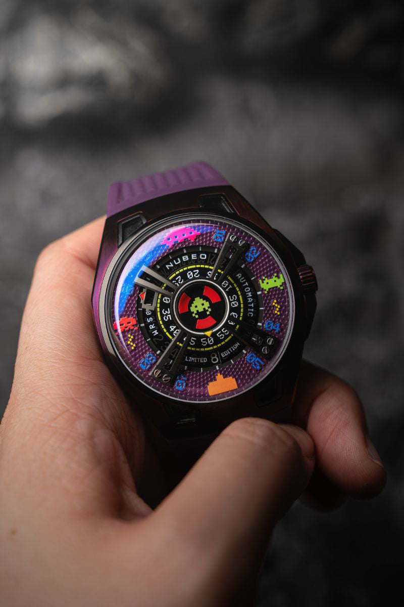 OAO Automatic Space Invaders Limited Edition Invader Indigo