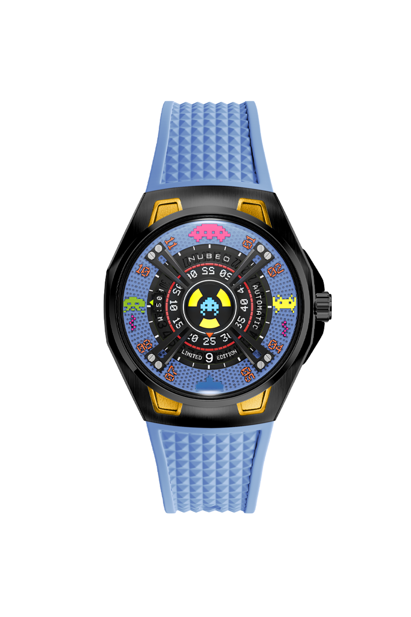 OAO Automatic Space Invaders Limited Edition Cosmic Blue