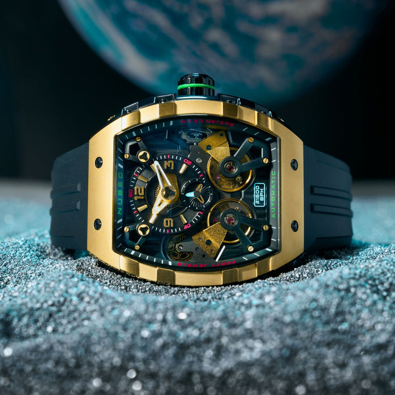Magellan Double Barrel Automatic Black Gold