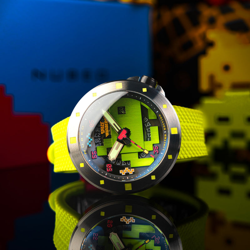Cassini Automatic Space Invaders Limited Edition Laser Green