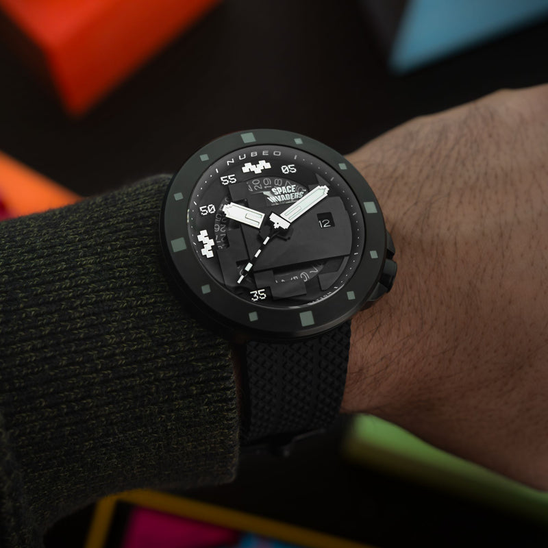 Cassini Automatic Space Invaders Limited Edition Galactic Shadow