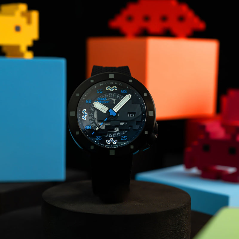 Cassini Automatic Space Invaders Limited Edition Hyperspace Blue