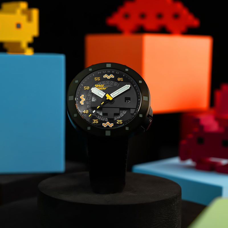 Cassini Automatic Space Invaders Limited Edition Covert Yellow
