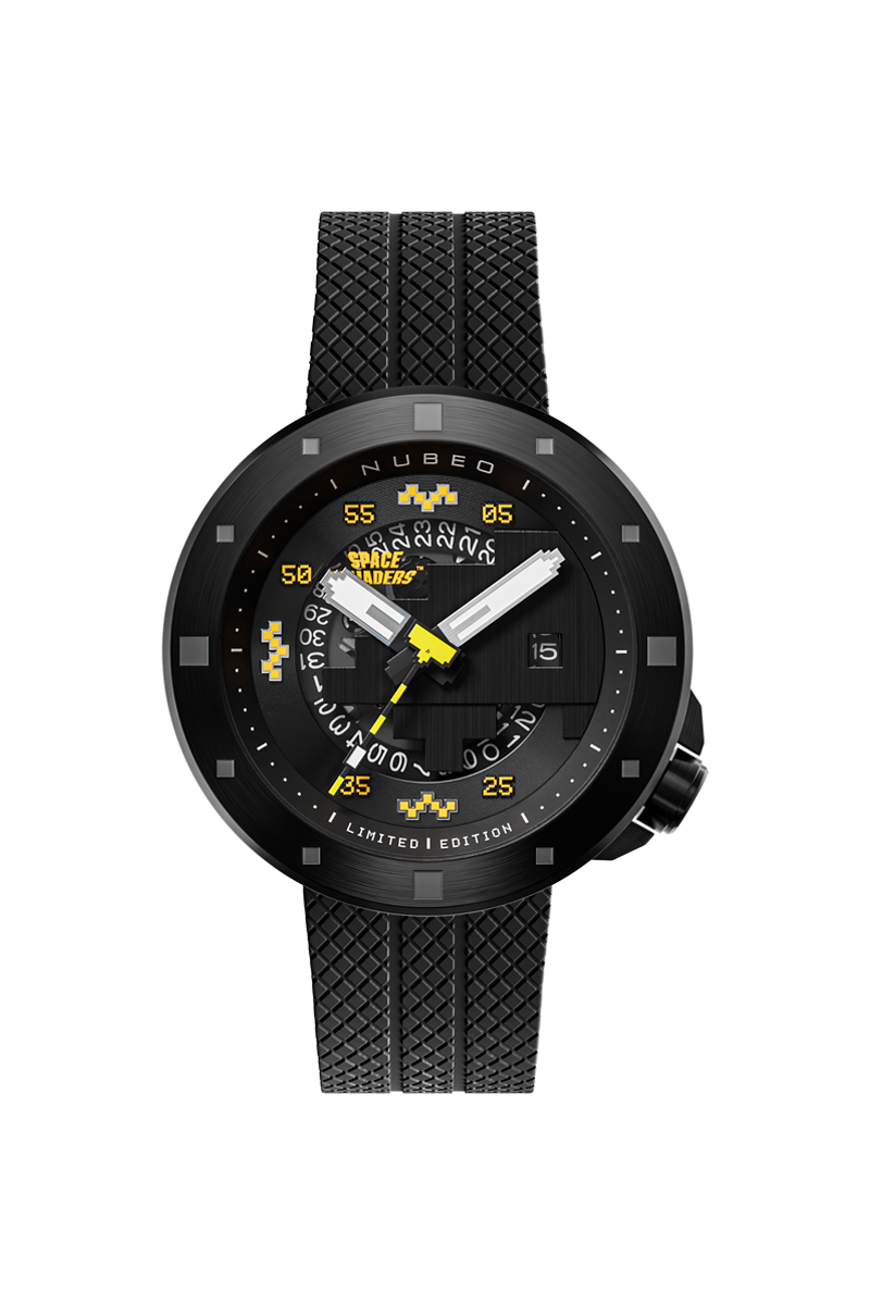 Cassini Automatic Space Invaders Limited Edition Covert Yellow
