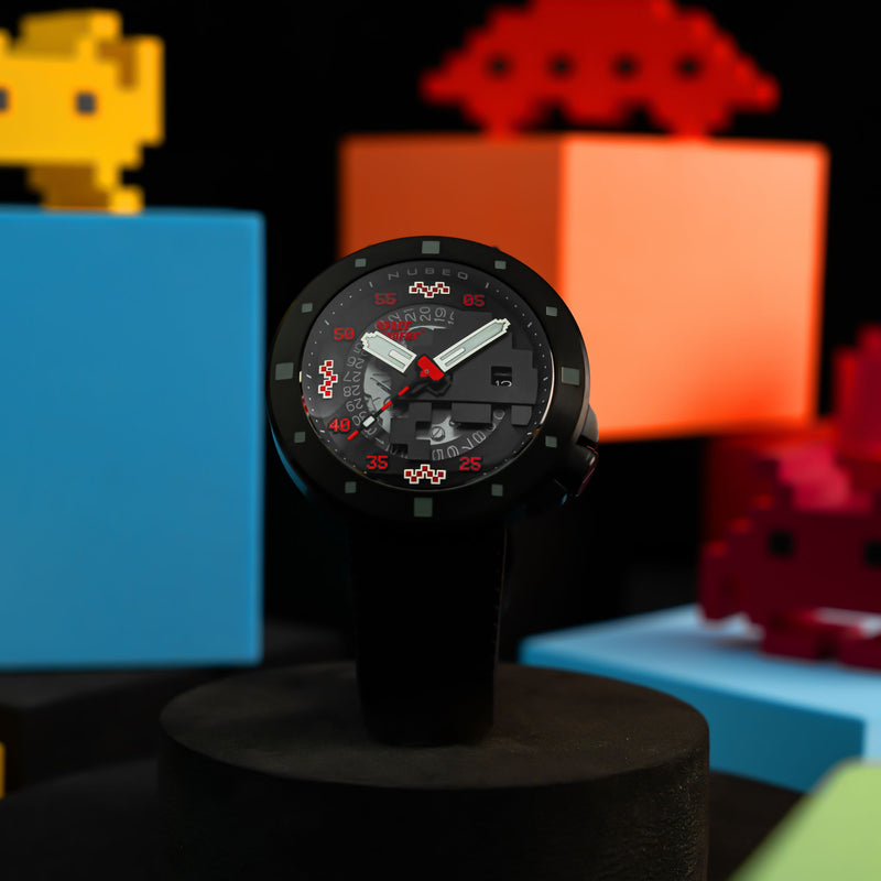 Cassini Automatic Space Invaders Limited Edition Eclipse Red