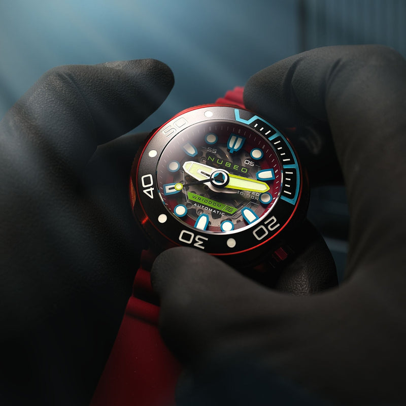 Ventana Skeleton Automatic Limited Edition Merlot Red