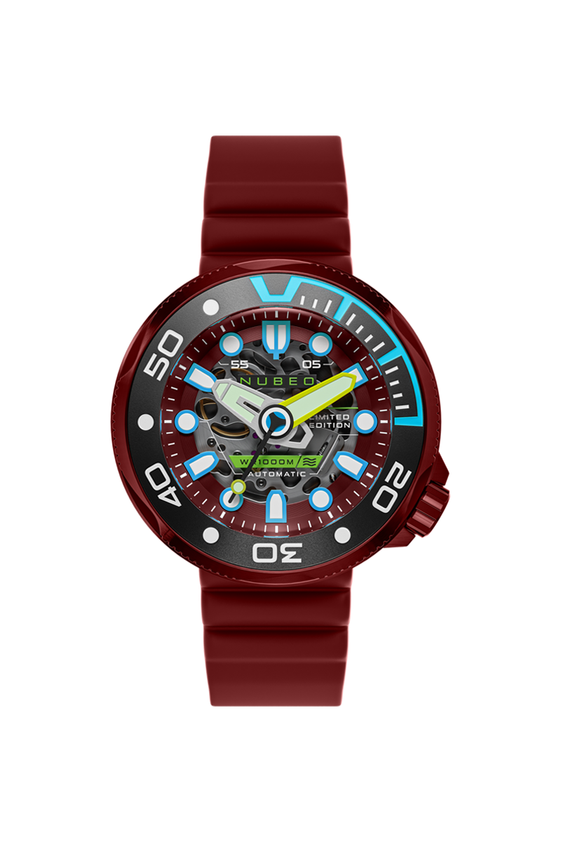 Ventana Skeleton Automatic Limited Edition Merlot Red