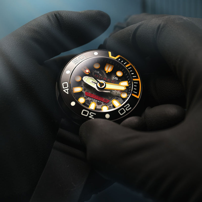 Ventana Skeleton Automatic Limited Edition Wet Suit Black