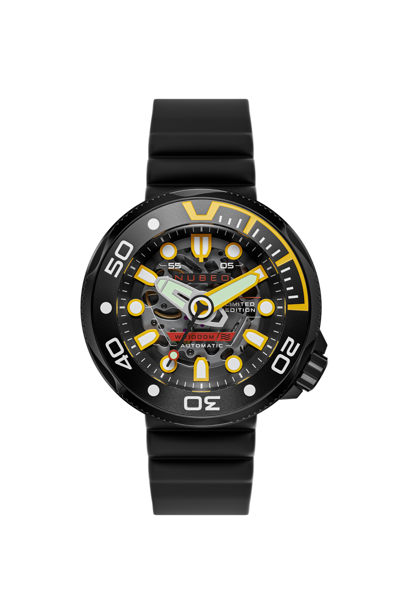 Ventana Skeleton Automatic Limited Edition Wet Suit Black