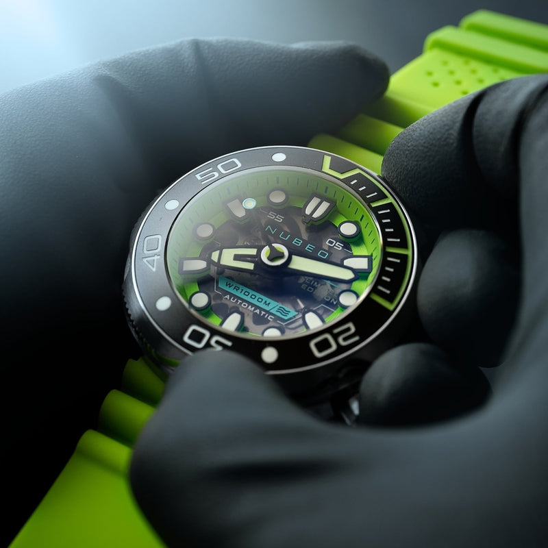 Ventana Skeleton Automatic Limited Edition Lime Green