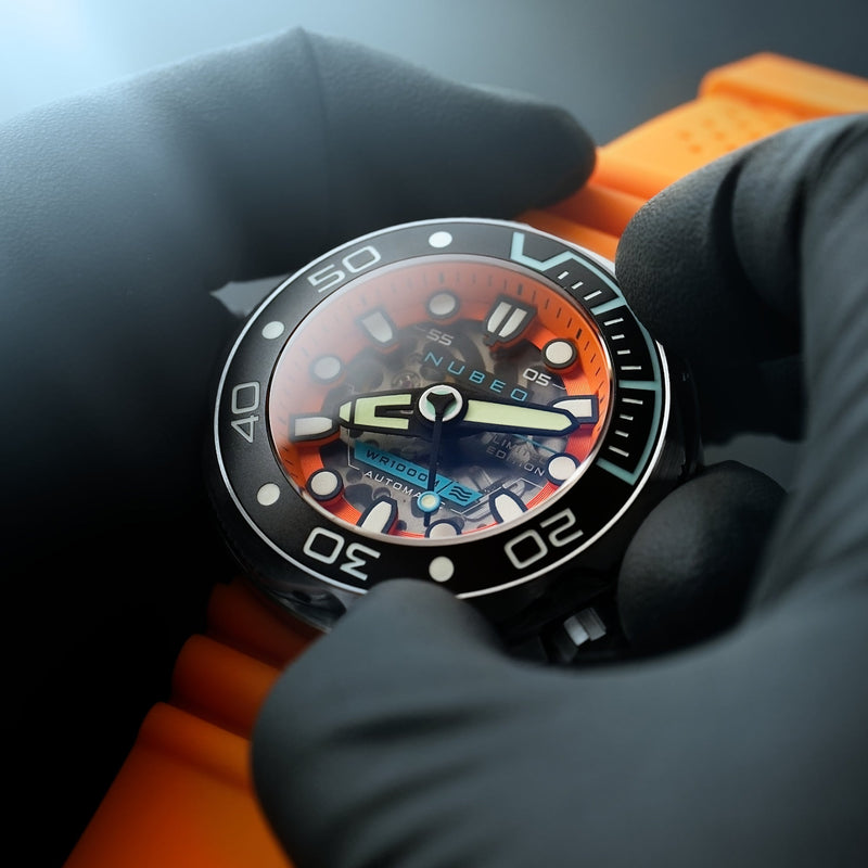 Ventana Skeleton Automatic Limited Edition Bright Orange