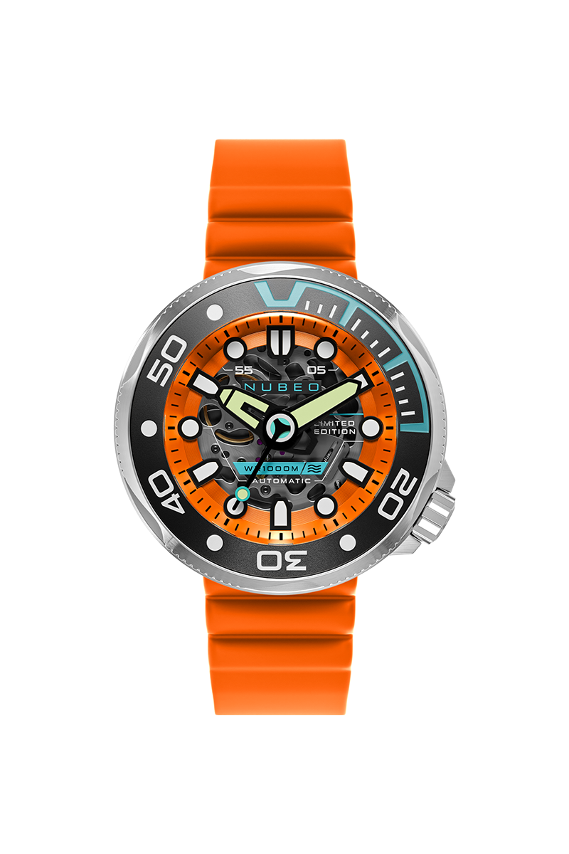 Ventana Skeleton Automatic Limited Edition Bright Orange