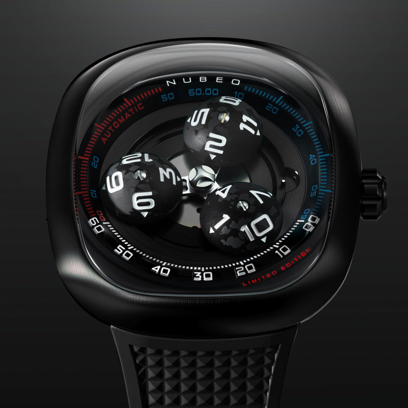 Tri-star Orbit Automatic Limited Edition Lunar Black