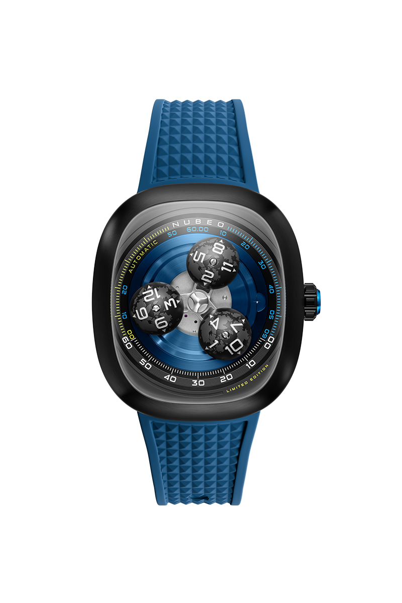 Tri-star Orbit Automatic Limited Edition Planetary Blue