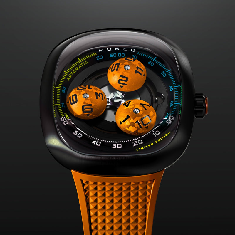 Tri-star Orbit Automatic Limited Edition Cosmic Tangerine