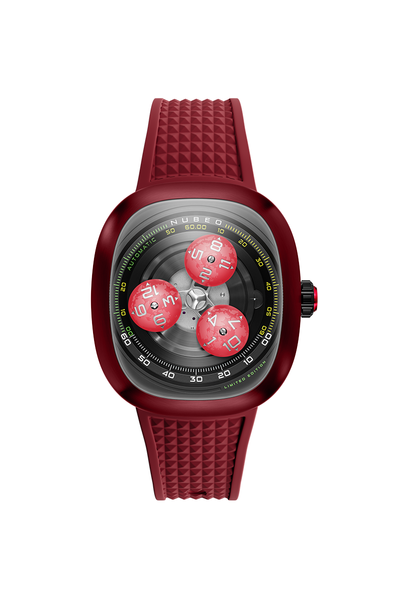 Tri-star Orbit Automatic Limited Edition Flame Red