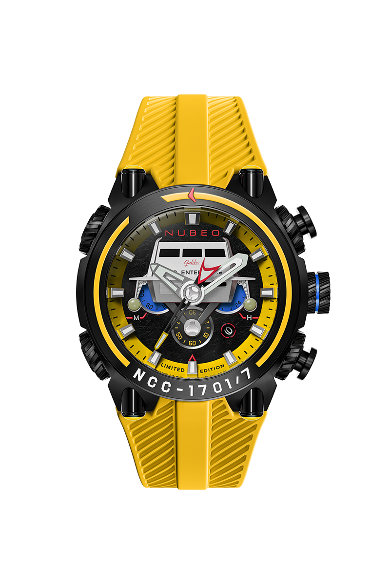 Deimos Chronograph Star Trek Galileo Limited Edition Starship Yellow