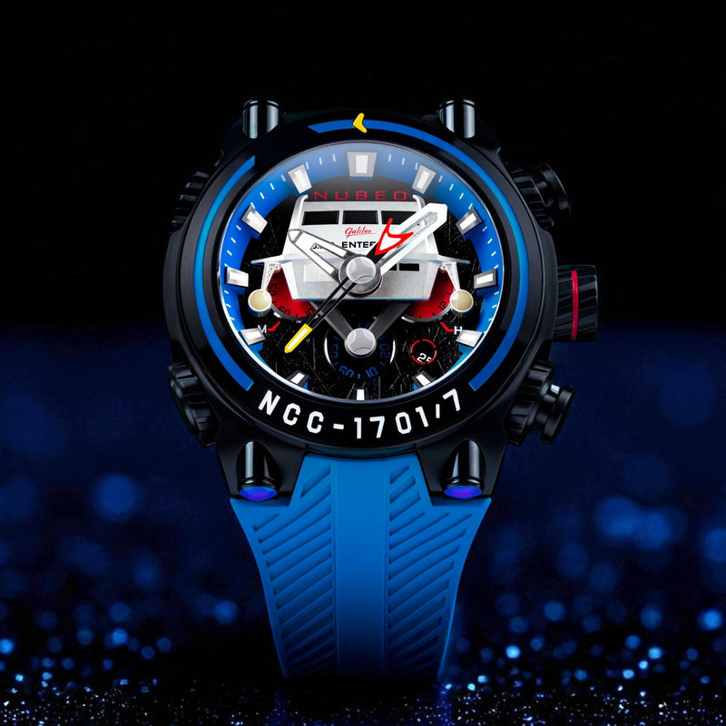 Deimos Chronograph Star Trek Galileo Limited Edition Starship Blue