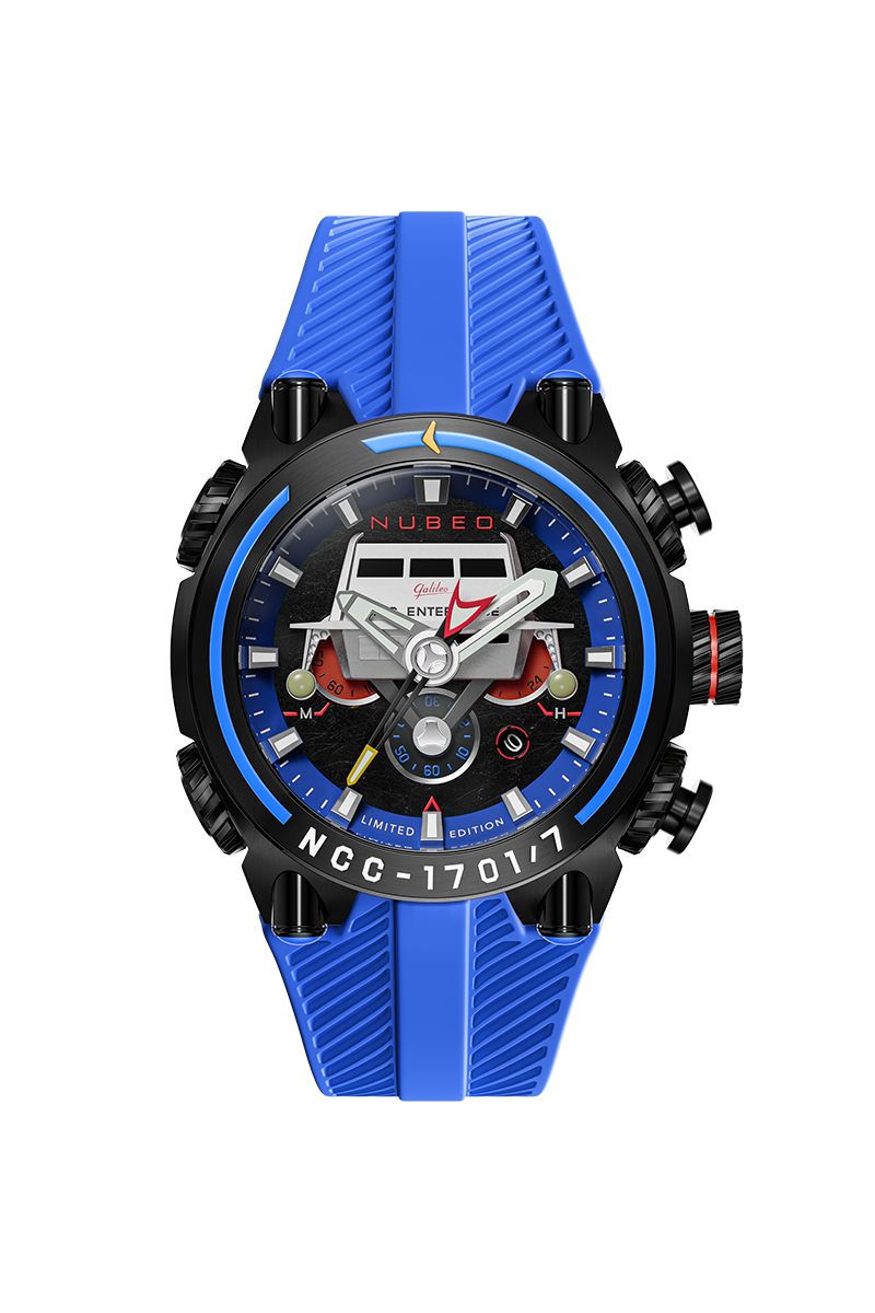 Deimos Chronograph Star Trek Galileo Limited Edition Starship Blue