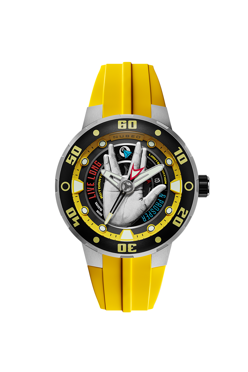 Mariner Automatic Star Trek Live Long & Prosper Limited Edition Vulcan Yellow