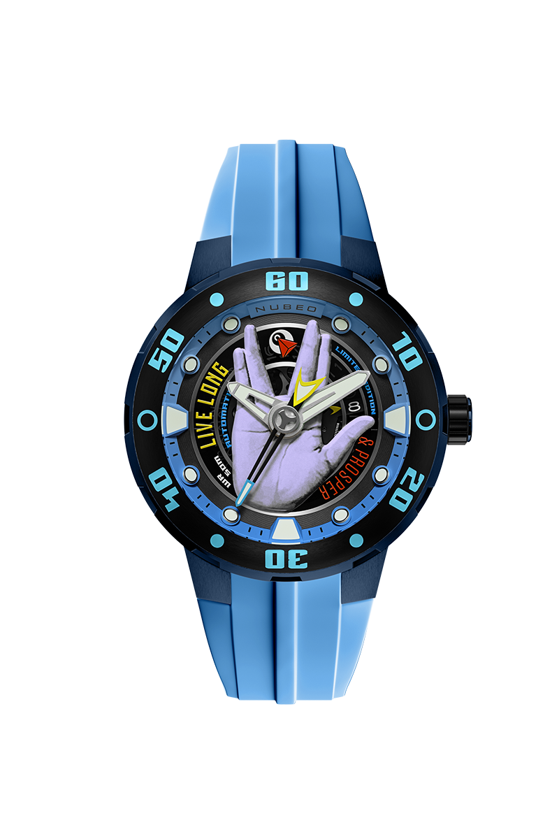Mariner Automatic Star Trek Live Long & Prosper Limited Edition Vulcan Blue