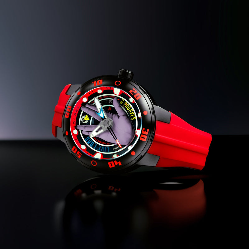 Mariner Automatic Star Trek Live Long & Prosper Limited Edition Vulcan Red