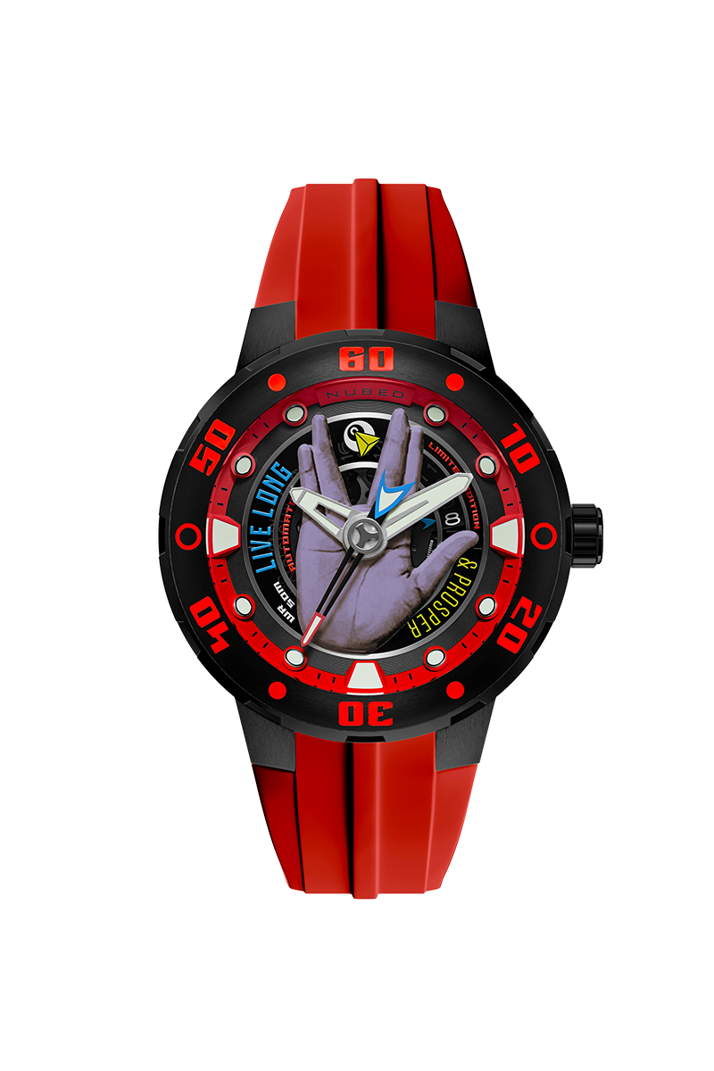 Mariner Automatic Star Trek Live Long & Prosper Limited Edition Vulcan Red