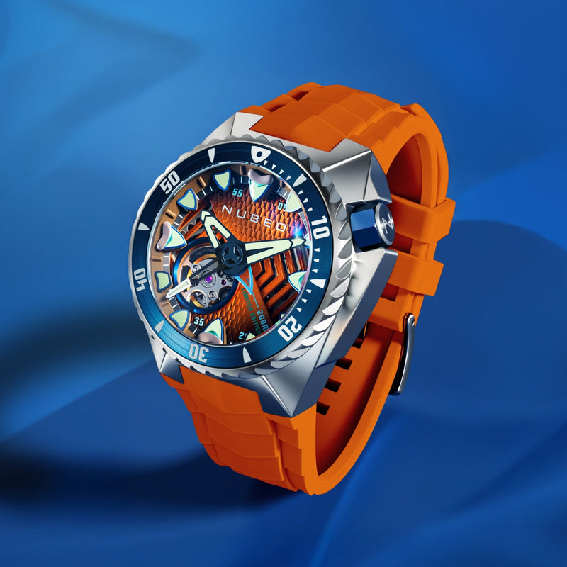 Megalodon Automatic Limited Edition Tangerine Depth
