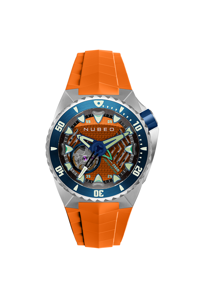 Megalodon Automatic Limited Edition Tangerine Depth