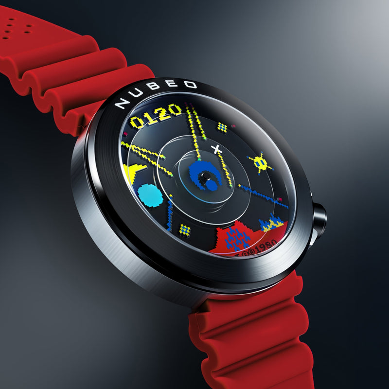 Ventana Automatic Atari Missile Command Limited Edition Vector Red