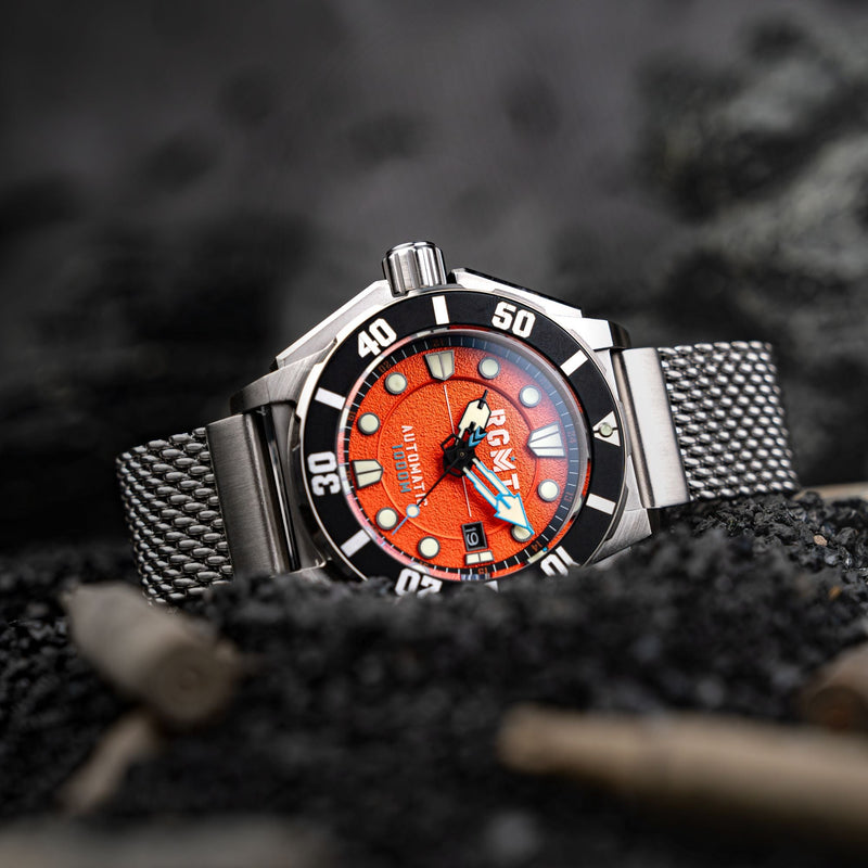 Torpedo Automatic Diver Tangerine Orange