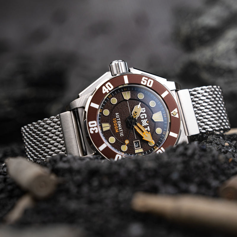 Torpedo Automatic Diver Mocha Brown