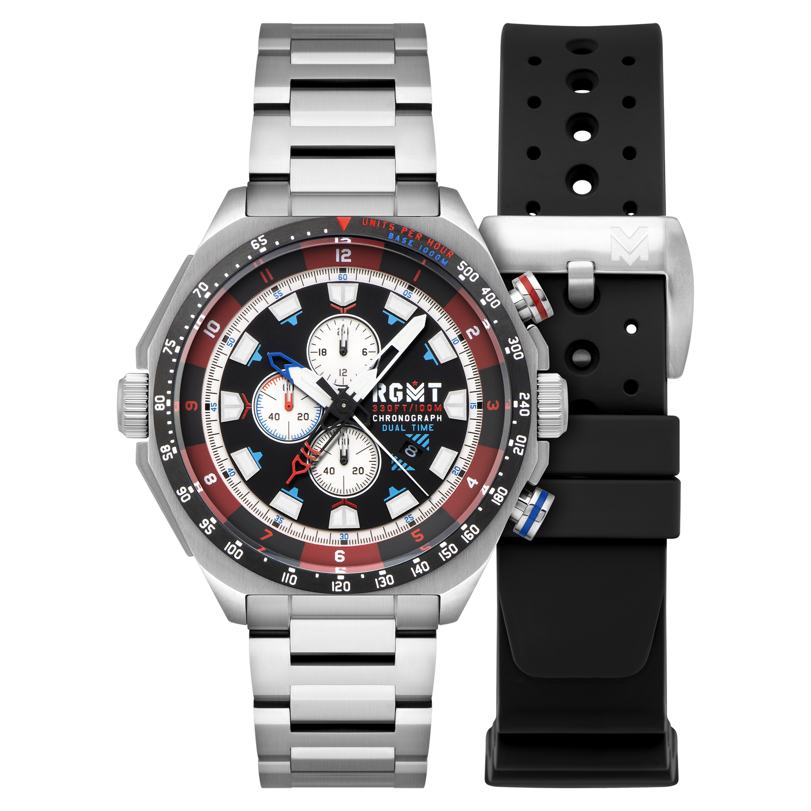 Capricorn Dual Time Chronograph Midnight Blaze