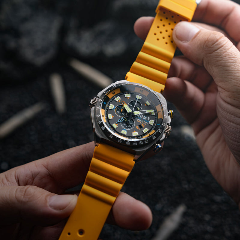 Capricorn Dual Time Chronograph Chromatic Grey