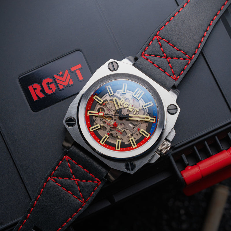 Altimeter Skeleton Automatic Navy Blue