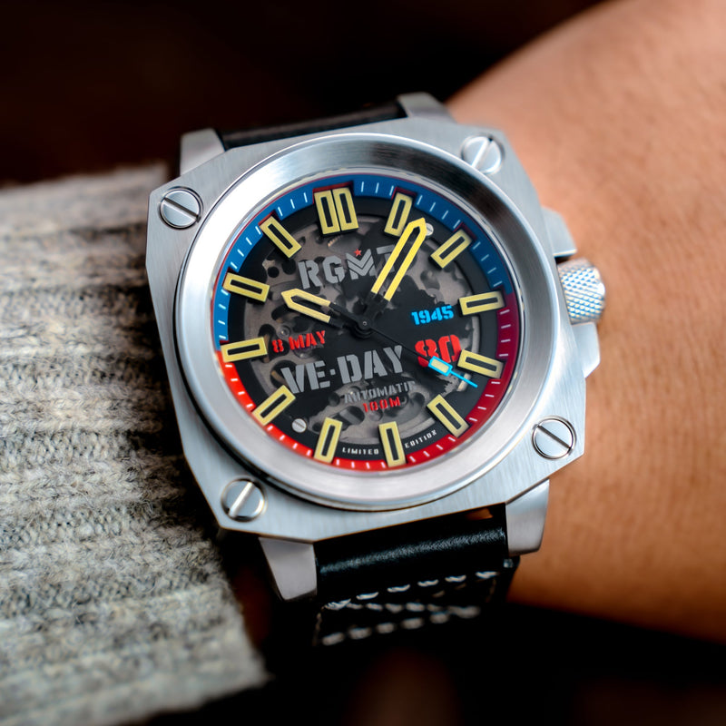Altimeter Skeleton Automatic VE-Day 80th Limited Edition Freedom Black