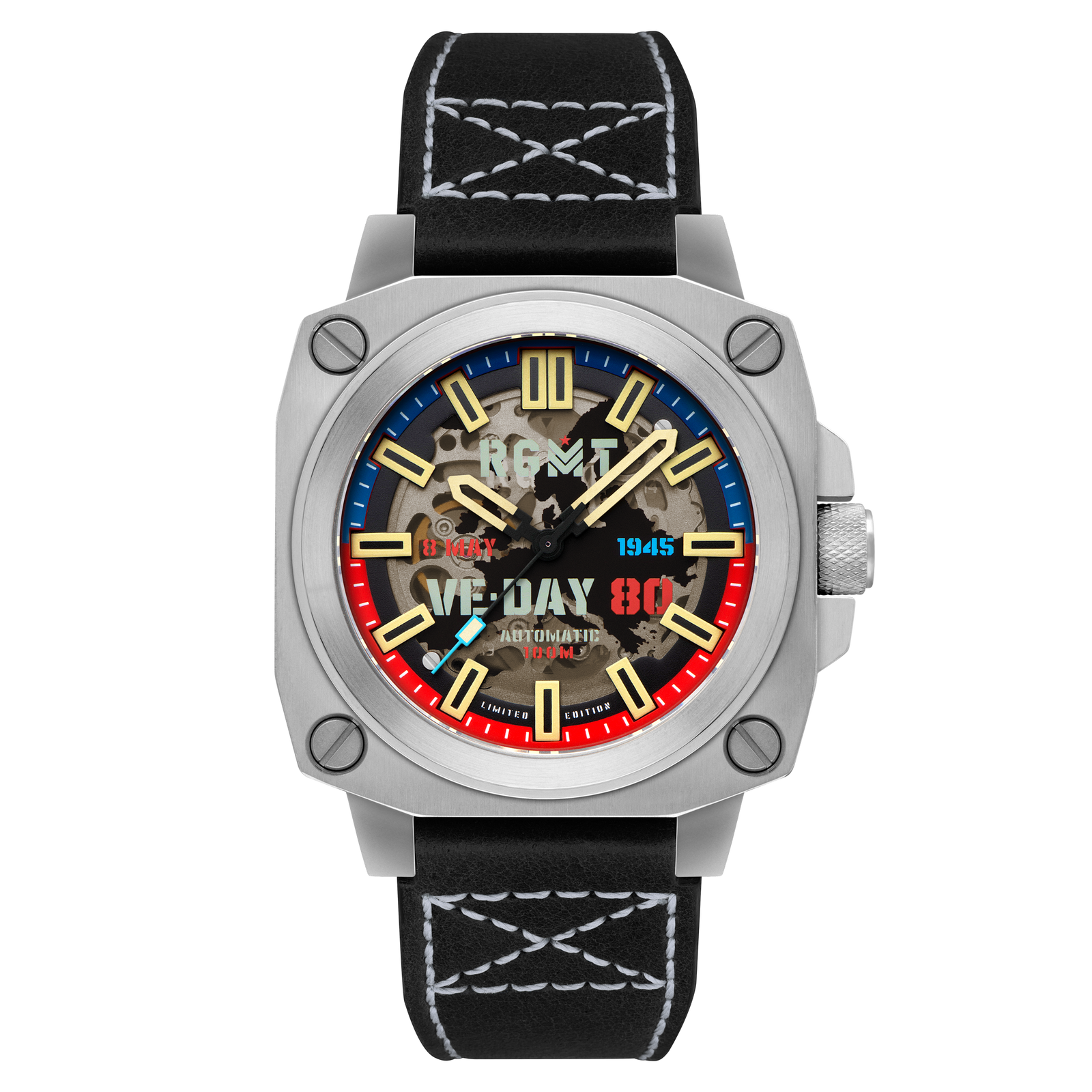 Altimeter Skeleton Automatic VE-Day 80th Limited Edition Freedom Black
