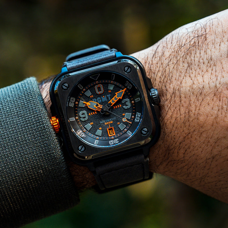 Pershing Automatic Shadow Black