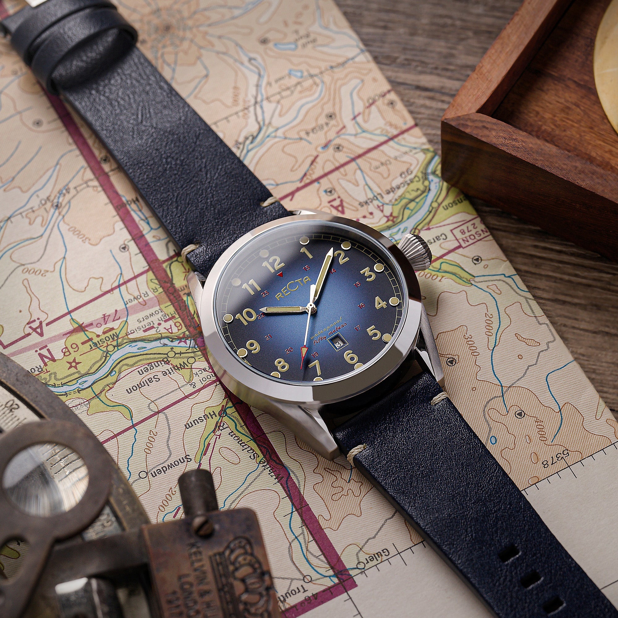 Cavalier Japan Quartz Fumée Blue