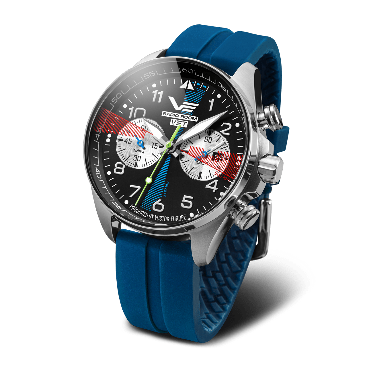 Vostok Europe Radio Room Quartz Chronograph Men's Watch 6S21/325A446-C
