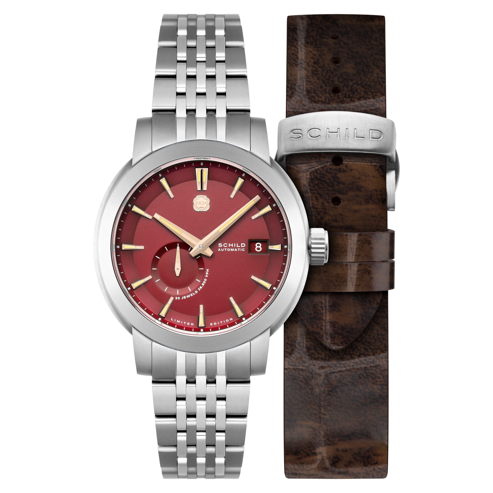 Heinrich Micro Rotor Automatic Limited Edition Cabernet Red